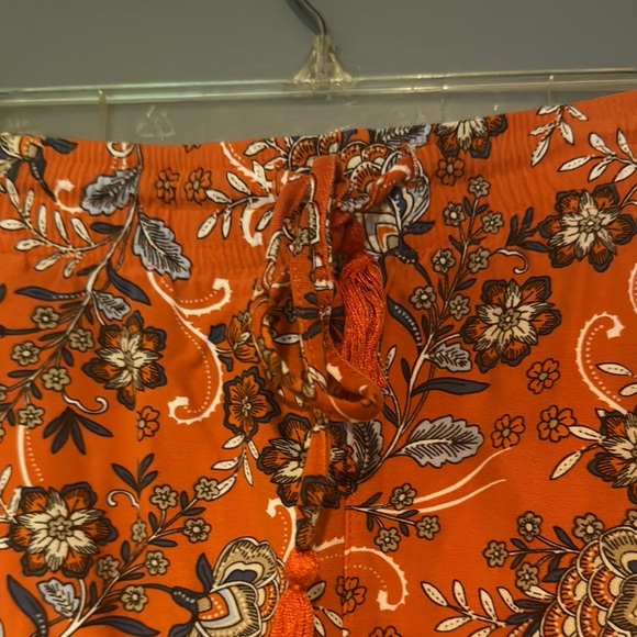 J. Jill Orange and Blue Bermuda Shorts Vibrant Design - Picture 3 of 9